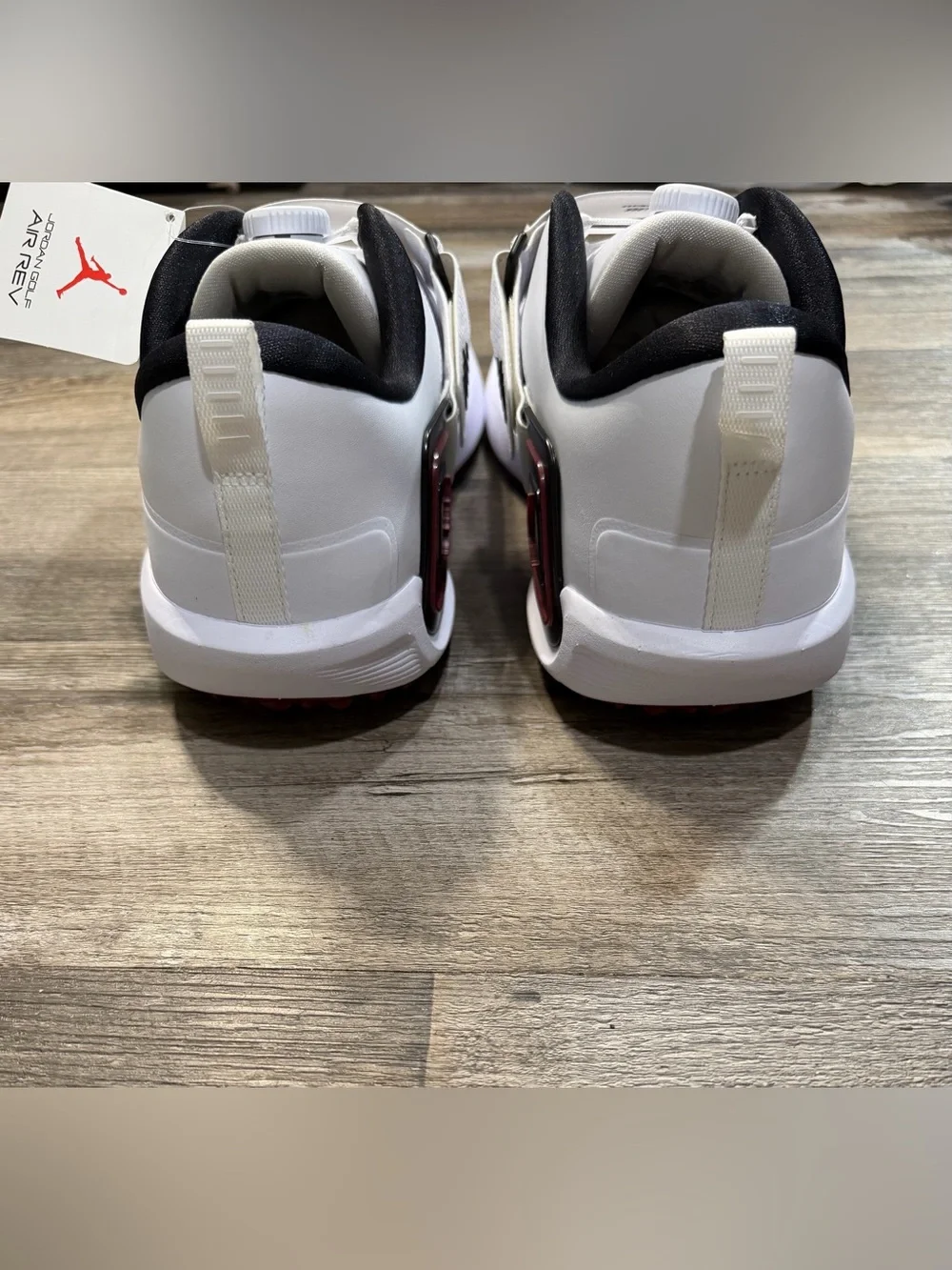 Nike Air Jordan Rev Golf Shoes White Black Team Red FV6338-104